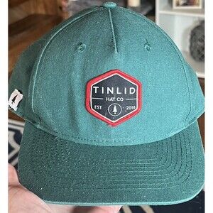 Tinlid Hat Co Green Baseball Men Adjustable Trees